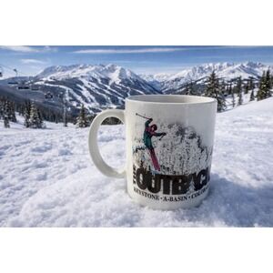 Vtg "The Outback" Keystone A-Basin Colorado ski Slope coffee/tea mug Souvenir